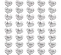 Gatuida 40pcs Heart Clips for Files and Notes, Solid Abs and Metal Material, Not Easy to Break, Adorable Small Picture Clamps with Simple Design, for Christmas Trees and Dormitory