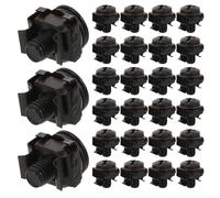 Gatuida 40pcs M6 X 14mm Rack Screws and Cage Nuts Kit for Server Cabinets and Studio Equipment, Carbon Steel Black with Universal Compatibility and Anti Vibration Protection