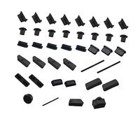Gatuida 40pcs Silicone Dust Plug Cover Protector for Computer Motherboard Usb Port Charging Stopper for Home Office Use