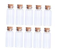 Gatuida 40Pcs Small Glass Wishing Bottles with Cork Stoppers DIY Message Jars for Home Decoration Arts Crafts and Multi Functional Use for Keepsakes and
