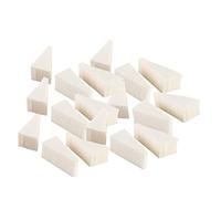 Gatuida 40pcs Wedge Shaped Nail Art and Makeup Sponges Premium Soft Cosmetic Applicator for Manicure and Face Blending Easy to Hold Makeup Puff