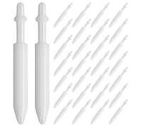 Gatuida 48pcs 0.7mm Fine Point Replacement Marker Nibs for Acrylic Paint Pens, Oil-based Paint Pen Tips for Artists, Refill Heads Suitable for Office, School, and Home Use