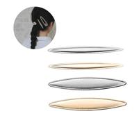 Gatuida 4pc Retro Metal Curved Hairpins for Women Gold and Silver Hairpins Fashion Hair Clips for Wedding and Daily Use