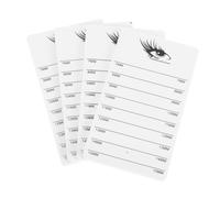 Gatuida 4pcs Acrylic Eyelash Extension Display Boards with Secure Stand Handheld Lash Extension Pads for Professional Lash Technicians Makeup Grafting Tool for Salon and Home Use
