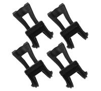 Gatuida 4PCS Adjustable Bicycle Pedal Cage Toe Clips Compatible with Road and Mountain Bikes Exerciser Pedal Harness for Cycling Exercise and Outdoor Riding