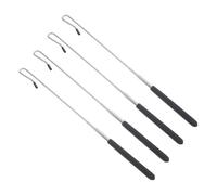 Gatuida 4pcs Adjustable Extendable Metal Puppet Hand Manipulation Rods Telescopic Control Sticks for Small and Large Puppets Precise Handling for Performances and Artistic Expression