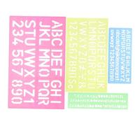 Gatuida 4pcs Alphabet Number Tracing Boards for Preschoolers Educational Letter Stencils with Smooth Plastic Surface Early Learning for Letter Recognition and Writing Practice