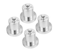 Gatuida 4pcs Aluminum Jack Pad Adapter for Hydraulic Trolley Jack Floor Anti-slip Shock Absorbing Lift Point Support Mat for Vehicle Maintenance Compatible with Various Cars and Suvs