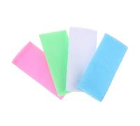 Gatuida 4pcs Body Exfoliating Cloth Nylon Back Scrubber Towels for Shower Soft Wash Cloths in Pink Blue Green White for Gentle Deep Cleansing and