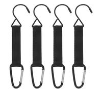 Gatuida 4pcs Carabiner Fence Hooks For Baseball Bag - Softball Coaching Accessories - Safety Metal Buckle Keychain For Outdoor Sports Water Cups Camping