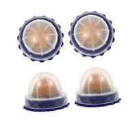 Gatuida 4pcs Cat Energy Candy Balls Lickable Catnip Treats for Cats Kittens Oral Health Snacks Nutritional Solid Balls with Transparent Cover for Indoor Mobility Enhancement