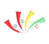 Gatuida 4pcs Cheering Horn Safe Ox Horn Sound Props for Football Party Favors Smooth Surface Noise Makers for Play and Cheerleading Supplies Random Color