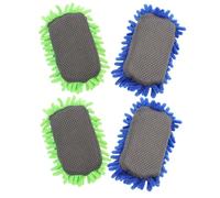 Gatuida 4Pcs Chenille Whiteboard Erasers Reusable Dry Erase Board Wipes Magnetic Board Cleaner for Classroom Office Home Use