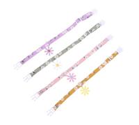 Gatuida 4pcs Chrysanthemum Collar for Cat Kitten Adjustable Cat Collar Daisy Flower Pendant for Pet Daily Wear