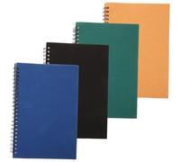 Gatuida 4pcs Coil Notebooks for Note Taking Lined Paper Notepads for Students and Office Use Design Dark Blue and Green for Writing and Sketching
