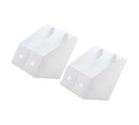 Gatuida 4pcs Collapsible Hanging File Organizer Box with Label Slots High Capacity Plastic Document Storage for Home Office Ergonomic Design Easy to Carry File Holder for Paperwork and
