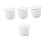 Gatuida 4pcs Crucible Lid Melting Crucible Cup Jewelry Casting Laboratory Tools