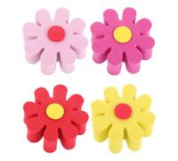 Gatuida 4pcs Cute Daisy Car Antenna Topper for Vehicle with Vibrant Colours and Distinctive Floral Design, Eva Material for Quick Identification and Versatile Placement, Car Exterior