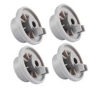 Gatuida 4pcs Dishwasher Wheels Lower Rack Replacement Appliance Wheels Dishwasher Rack Repair Kit Compatible with Bosch and Compatible Model 165314