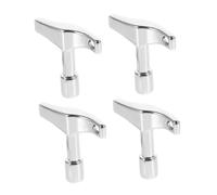 Gatuida 4pcs Drum Key Tuner Square Drum Tuning Keys Convenient Keychain Design for Drummers Essential Tool