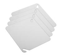 Gatuida 4pcs Electrical Box Cover Plates Blank Flat Square Junction Panel Covers Metal Replacement for Electrical Outlet Boxes for Versatile Installation