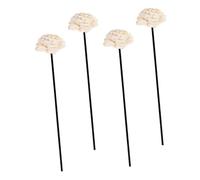 Gatuida 4PCS Essential Oil Aroma Replacement Sticks for Fragrance Diffuser Realistic Artificial Flower Design for Home Decor and Thoughtful