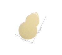 Gatuida 4pcs Fengshui Tai Sui Amulet Cards Gold Chinese Year Blessing for Luck Protection Harmony Decor Suitable for Horse Year