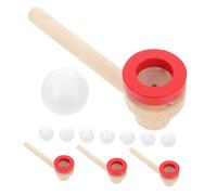 Gatuida 4Pcs Floating Blow Ball Educational Balance Game for Fun Blowing for Group Play Focus Enhancement Safe for Multiple Game Modes Included