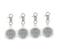 Gatuida 4pcs Fob Watch for Clip Pocket Watch Face Hour Display for Medical Professionals Fashionable and Practical Timepiece for Work