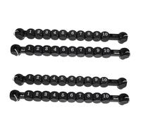 Gatuida 4pcs Foosball Score Counters Table Football Scorekeepers Accurate Scoring Units for Two-player Games Easy Installation Accessories for Standard Desktop Scoreboard