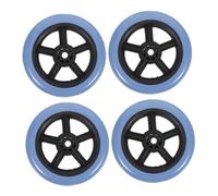 Gatuida 4pcs Front Caster Wheels for Wheelchairs and Walkers Anti-Slip Swivel Rollers for Smooth Mobility Indoors and Outdoors Replacement Wheelchair Wheel Compatible with Various Brands