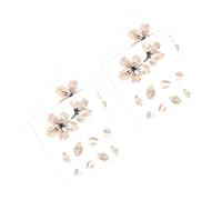 Gatuida 4pcs Guitar Pick Guard Sticker Sakura Design Fretboard Protective Shield Covers for Electric Guitar Panels Music Sticker Decorative