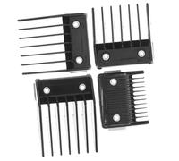 Gatuida 4Pcs Hair Clipper Guards Set Professional Cutting Guides for Accurate Lengths Durable Plastic Combs for Personal Salon Use Compatible with Various Clippers