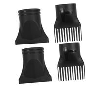 Gatuida 4pcs Hair Dryer Accessories Plastic Nozzle for Efficient Hair Drying and Styling Use