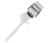 Gatuida 4pcs Head Toilet Flush Button Replacement for Side Mounted Water Tank Push Button Kit with Electroplated Smooth Surface Easy to Install and Stable Performance
