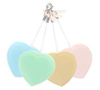 Gatuida 4pcs Heart-Shaped Macaron Screen Wipes Portable Lens and Glasses Cleaner Cloths Microfiber for Phones Cameras Sunglasses and Electronic Screens Random Color