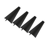 Gatuida 4pcs Heat-Resistant Silicone Stove Gap Filler Flexible Counter Gap Covers for Kitchen Stove and Countertop Sealing Fit Easy to Clean Spill Protector