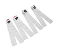 Gatuida 4pcs Japanese Hachimaki Headbands with Samurai and Victory Prints Motivational Chef Bandanas for Cooking Karate Team Building Sweat Wicking Cultural Headwear