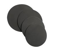 Gatuida 4Pcs Jazz Drum Mute Pad Set Lightweight Wear-Resistant Foam Drum Dampeners for Practicing at Normal Level