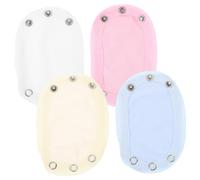 Gatuida 4pcs Jumpsuit Extenders Cotton Bodysuit Snap Extenders for Comfort Double Layer Design for Extra Warmth for Outfits Suitable for Everyday Wear