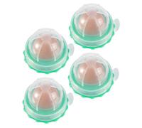 Gatuida 4pcs Kitten Lickable Cat Sugar Candy Balls Wall-Mounted Edible Catnip Treats for Cats Interactive Licker Snacks