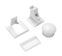 Gatuida 4pcs Magnetic Cabinet Safety Locks for Childproof Protection Invisible Drawer and Door Locks for Furniture Easy Installation with Key Secure Closet