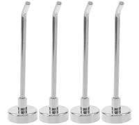 Gatuida 4pcs Magnetic Hooks: 135° Angled Metal Hanging Hooks - Magnetic Coat Hanger Rack for Refrigerator - Kitchen Utensil Display Storage Hanger