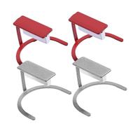 Gatuida 4Pcs Manicure Magnetic Nail Art Tools Cat Eye Magnets Nail Holder Stand DIY Kit for Professional Salon and Home Use Red White