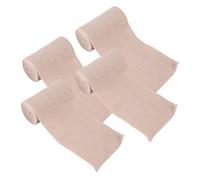 Gatuida 4pcs Medical Adhesive Compression Wraps with Extra Metal Clips for Sports Injury Support Widths Self-Adherent for Ankle Arm Leg Chest Wounds and Muscle