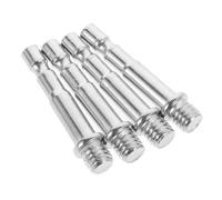 Gatuida 4Pcs Metal Microphone Stand Adapter 3/8 to 1/4 Inch Thread Converter - Stable Tight Professional Design Compatible with Mic Tripod and Live Sound Setup