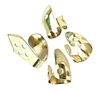 Gatuida 4Pcs Metal Thumb Picks Durable Finger Protectors for Guitar Banjo and Ukulele Multi Functional Picks for Enhanced Tone and Sustain Strong and Instrument