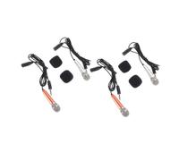 Gatuida 4Pcs Mini Portable Microphones for Phone and Computer Multi-directional Sound Capture for Singing Podcasting Video Recording Compatible with K Song Software Silver