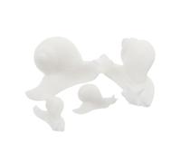 Gatuida 4pcs Mini Snail Resin Fillers Casting Moulds for DIY Jewelry Making Detailed Micro Landscape Embedding Supplies White Resin Epoxy Molds for Art Craft Enhancements