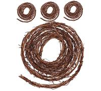 Gatuida 4Pcs Natural Rattan Christmas Garland Snake Vine Decoration for Tree Mantle Fireplace Stairs Table Wall Door Elegant Rustic Xmas Home Decor for Holiday Festival